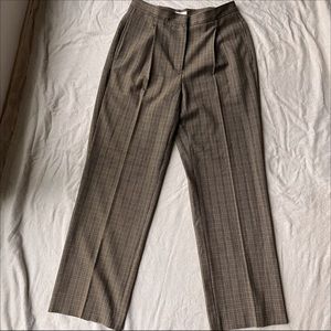 Plaid Liz Clairborne Kylie Pants (Size 6P) 🤎